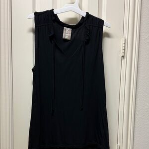 Anthropologie Dolan Elegant Black Sleeveless Blouse